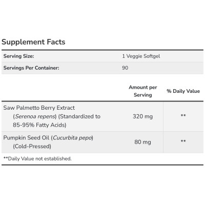 Saw Palmetto Extract  320mg