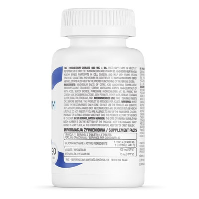 Magnesium Citrate 400 mg + B6