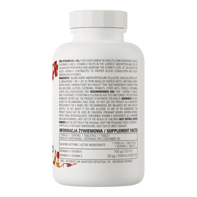 Vitamin D3 + K2